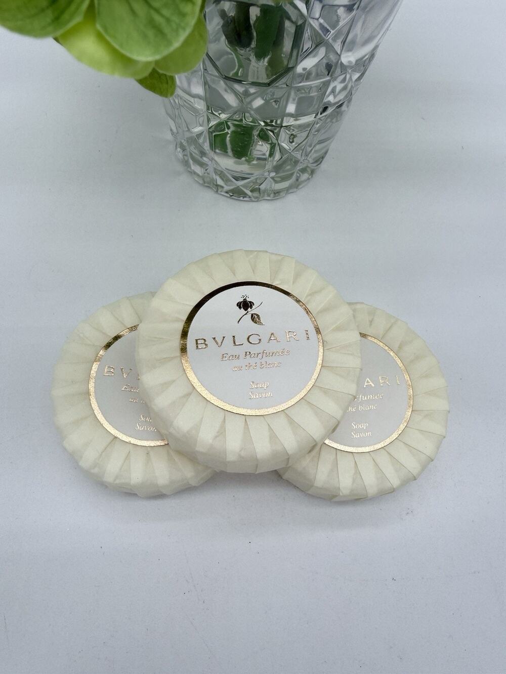 Pack Of 3 BVLGARI Eau Parfumee Soap - 1.7oz / 50g